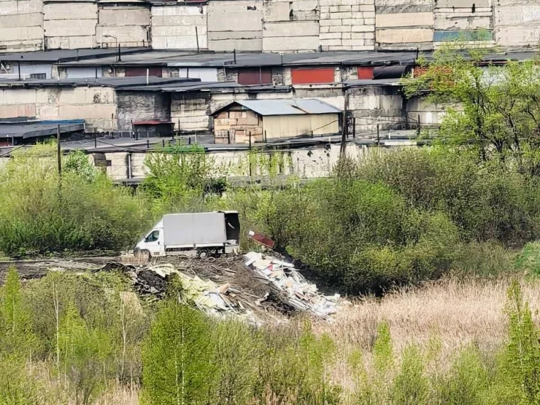 Фото: Вываливал мусор за гаражами: власти Новокузнецка рассказали о нарушителе чистоты 6