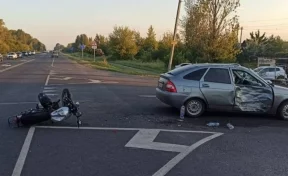 В Самарской области трое подростков пострадали в ДТП с мопедом