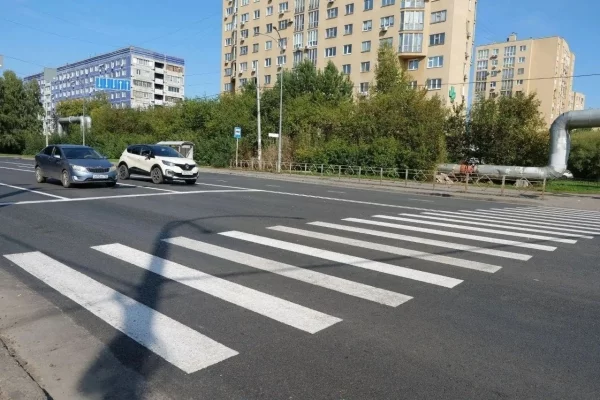 В Кемерове завершили ремонт улицы Веры Волошиной и Ленинградского проспекта