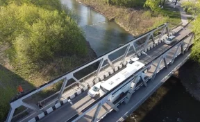 В Новокузнецке организовали реверсивное движение по мосту из-за ремонта 