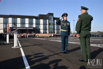 Фото: В Кемерове торжественно открыли президентское кадетское училище 1