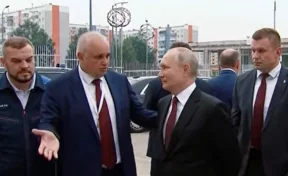 Губернатор Кузбасса посвятил новый эпизод видеодневника визиту Владимира Путина