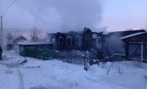 В Сети опубликовали фото с места пожара, в котором погибли четыре кузбассовца