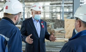 Губернатор Кузбасса оценил ход строительства техцентра «БелАЗ»