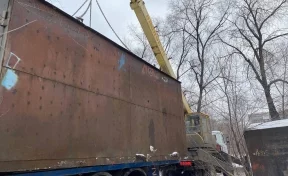 В Центральном районе Новокузнецка продолжают демонтировать незаконные гаражи
