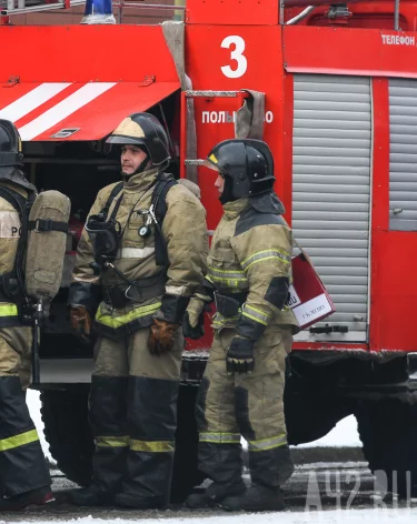 Пожар вспыхнул в кузбасском городе вечером 25 декабря 