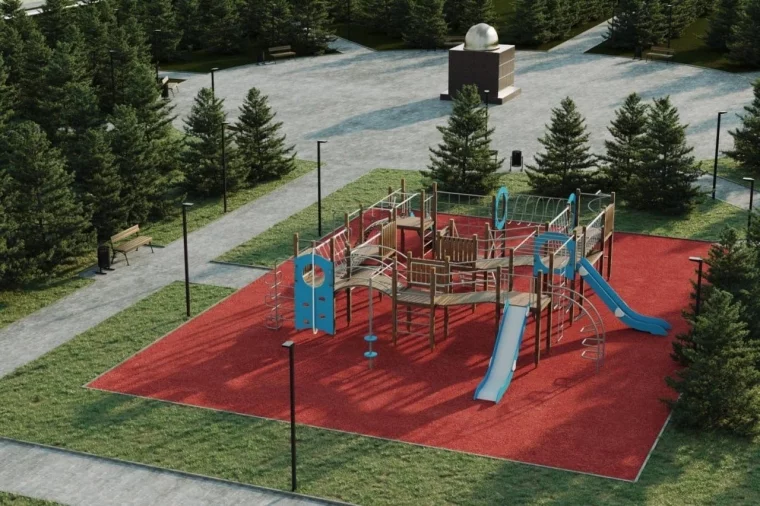 Фото: Губернатор Кузбасса показал проект нового сквера в столице областного Дня шахтёра 3