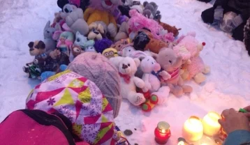 Фото: Стихийный мемориал организовали жители кузбасского города в память о погибшей семилетней девочке 3