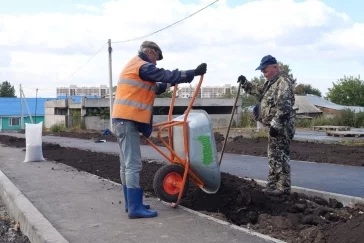 Фото: Мэр Кемерова показал процесс благоустройства улицы Гагарина 2