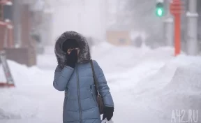 Синоптик назвал рекордными морозы в Кемерове