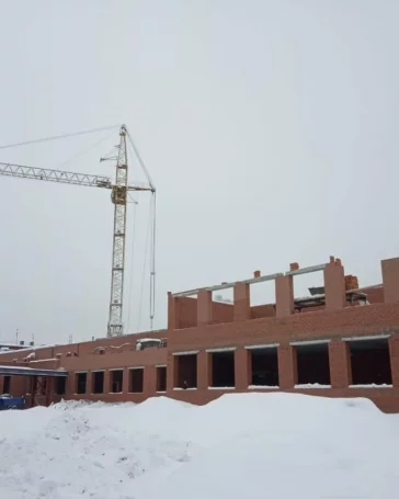 Фото: Илья Середюк опубликовал фото строительства второго блока лицея в Кемерове 5