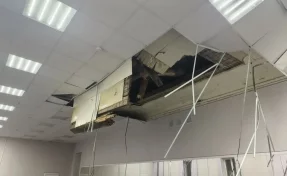 Во Владимирской области в детской школе искусств обрушился потолок