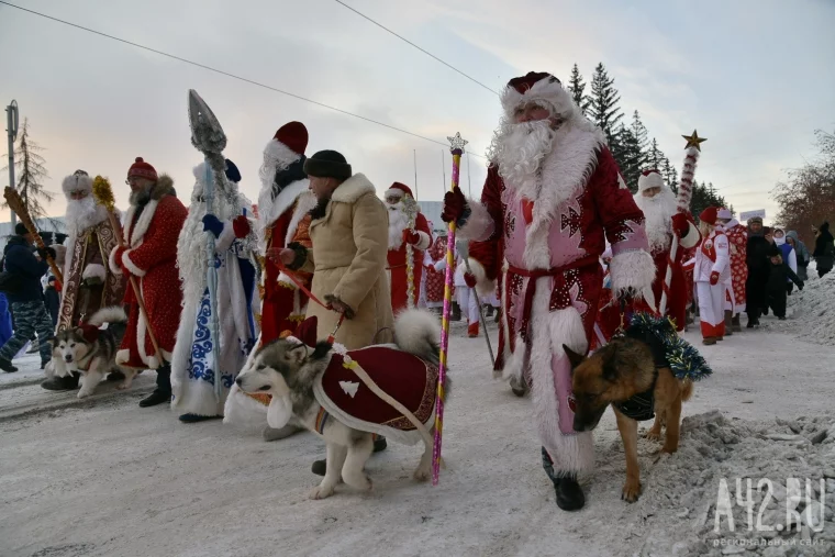 Фото: Парад 1000 Дедов Морозов в Кемерове 45