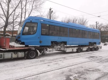 Фото: Сергей Кузнецов: в Новокузнецк прибыли первые трамваи из партии 2023 года 1