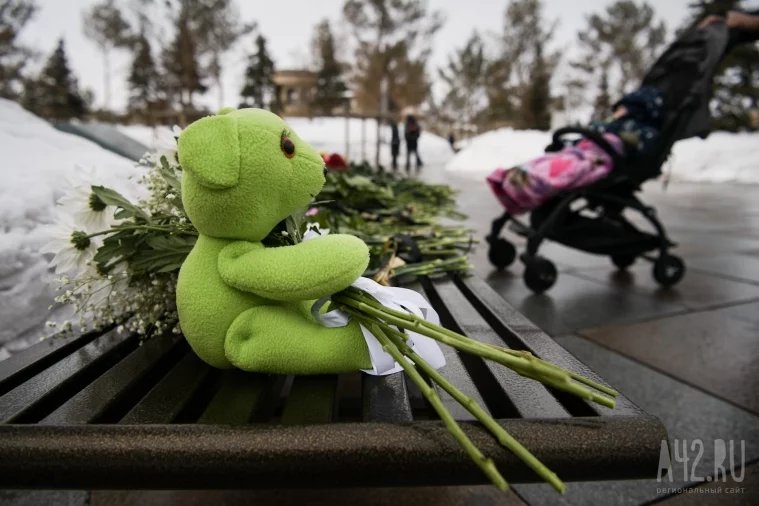 Фото: Годовщина трагедии в «Зимней вишне»: люди несут к мемориалу цветы и игрушки 21