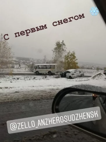 Фото: В кузбасских городах выпал снег 3