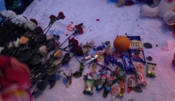 Фото: Стихийный мемориал организовали жители кузбасского города в память о погибшей семилетней девочке 4