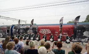 В Кемерово прибыл «Поезд Победы»: посмотреть выставку можно 5 и 6 августа