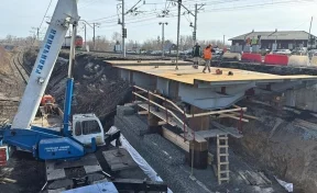 Власти Кемерова показали новые этапы капитального ремонта путепровода в Пионере