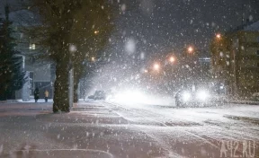 Кузбассовцев удивили гром и молнии во время снегопада: комментарий синоптиков