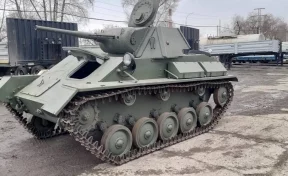 В Кузбасс привезли танк Т-70 для участия в параде 9 Мая