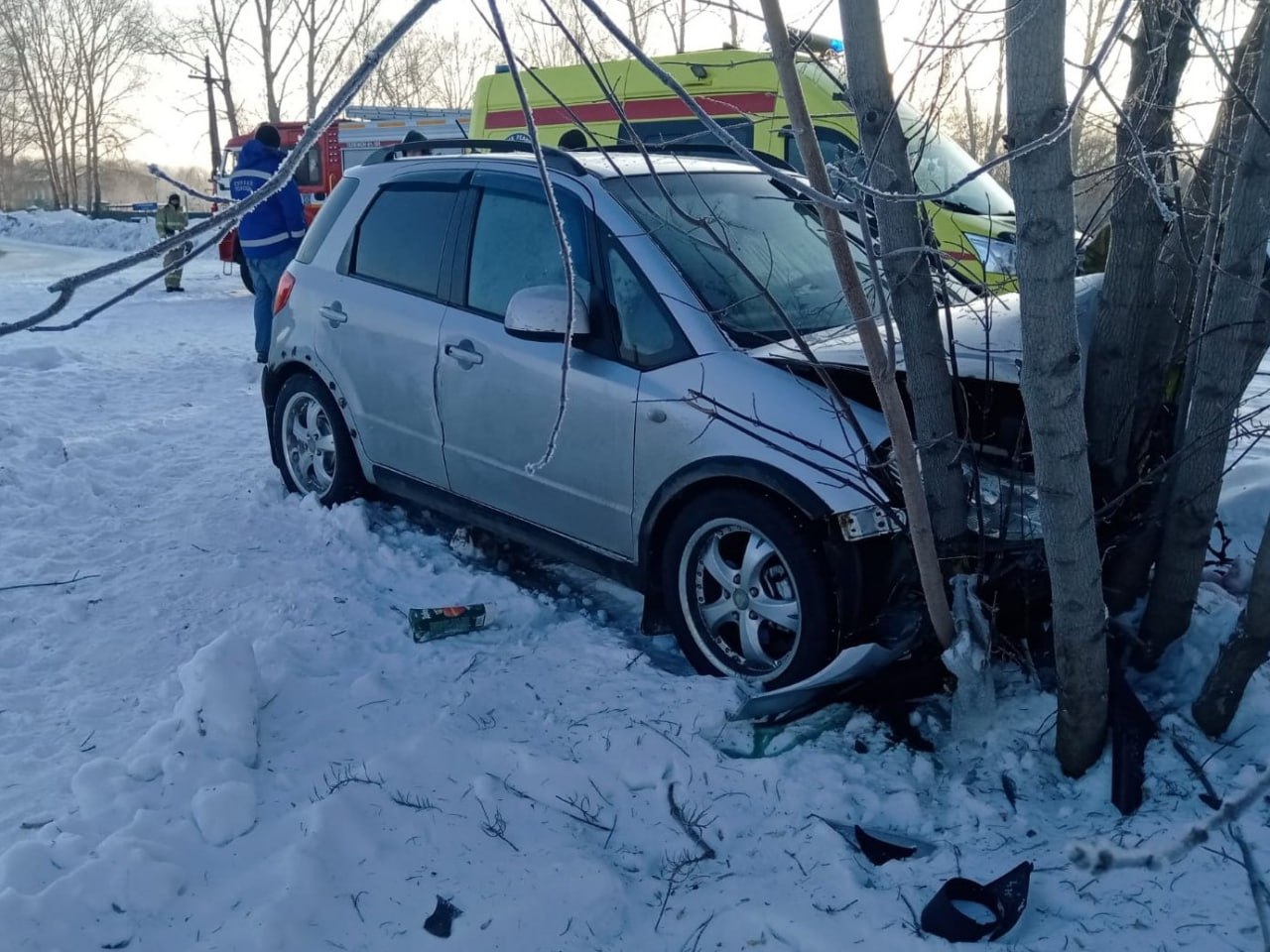 В Кузбассе пьяный водитель травмировал двух пассажирок и сбежал с места ДТП