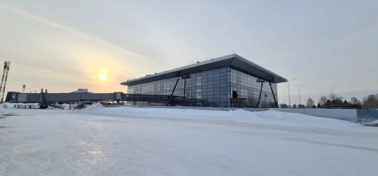 Фото: В новом терминале аэропорта Кемерова установили телетрапы 2