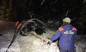 В Башкортостане упал частный вертолёт: один человек погиб