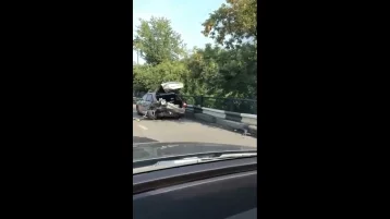 Фото: Последствия ДТП в Кемерове попали на видео 1
