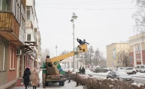 На одной из улиц Кемерова появится гирдянда, которая будет работать круглый год