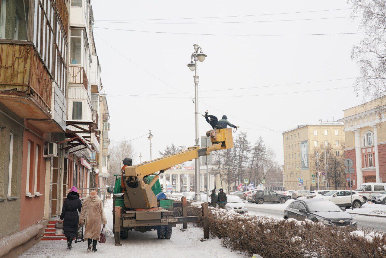 На одной из улиц Кемерова появится гирдянда, которая будет работать круглый год
