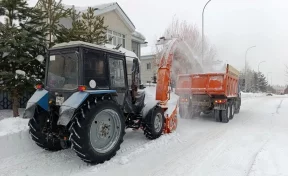 В Кемерове за сутки вывезли 20,5 тысячи кубометров снега