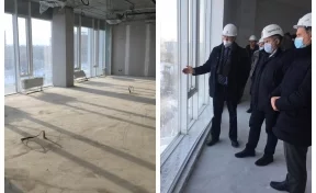 Минстрой Кузбасса показал здание новой налоговой инспекции в Кемерове изнутри
