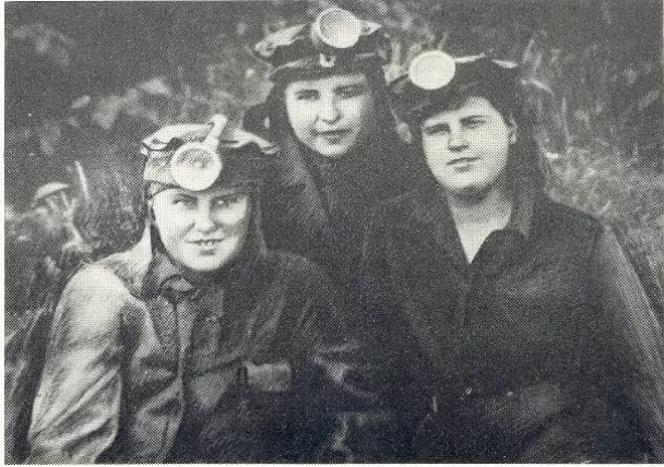 Взрывники шахты «Бутовская» треста «Кемеровоуголь» в годы войны
