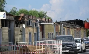 В Белове восстановят сгоревший 24 июня торговый центр «Перекрёсток»
