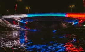 «9 режимов работы»: Дмитрий Анисимов рассказал о подсветке на Красноармейском мосту в Кемерове