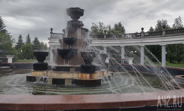 В Новокузнецке завершился ремонт фонтана в Саду металлургов