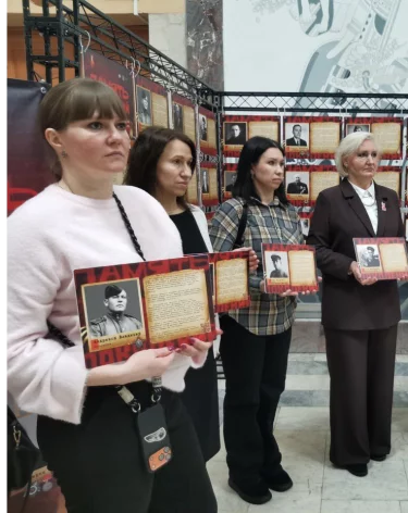 «Ожившие» голоса: в Кемерове презентовали уникальную выставку об участниках войны 