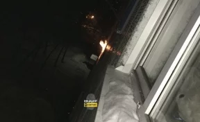 Ночью в Кемерове произошёл пожар в общежитии