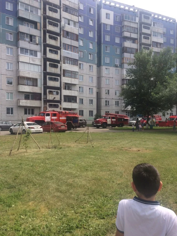 Фото: Пожар в многоэтажном доме в Кемерове попал на видео 2
