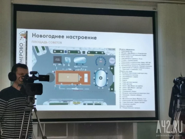 Фото: Глава Кемерова рассказал, как изменится новогоднее оформление площади Советов 2