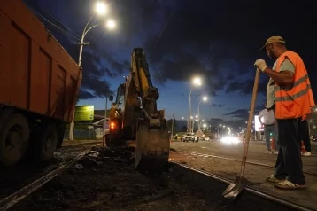 Фото: В Кемерове завершили асфальтирование 4 трамвайных переездов 1