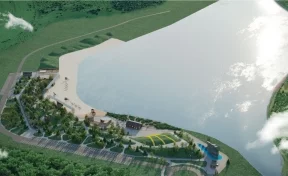 Разрез «Берёзовский» создаёт озеро будущей зоны отдыха в Новокузнецком районе