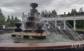 В Новокузнецке завершился ремонт фонтана в Саду металлургов