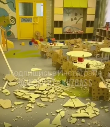 Фото: Застройщик прокомментировал обрушение потолка в новом детском саду в Кемерове 1