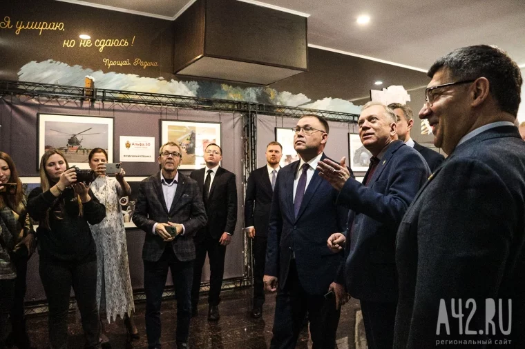 Фото: Кузбасс и спецназ. Премьера фильма «Гром Небесный» и фотовыставка «Альфа. 50. Полвека первые» в Кемерове 1