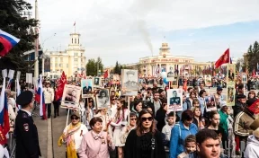 Около 85 тысяч человек прошли в «Бессмертном полку» в Кемерове