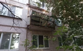 Мужчина пострадал при обрушении балкона жилого дома в Саратове