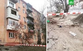 В Астрахани рухнул балкон с дерущимися мужчинами