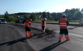 В Кузбассе подрядчика наказали из-за видео дорожных работ с нарушениями